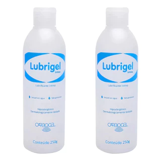 Kit Com 2 Lubrificante Íntimo Lubrigel Gel Íntimo Neutro Carbogel Ky 250g em Oferta na Shopee