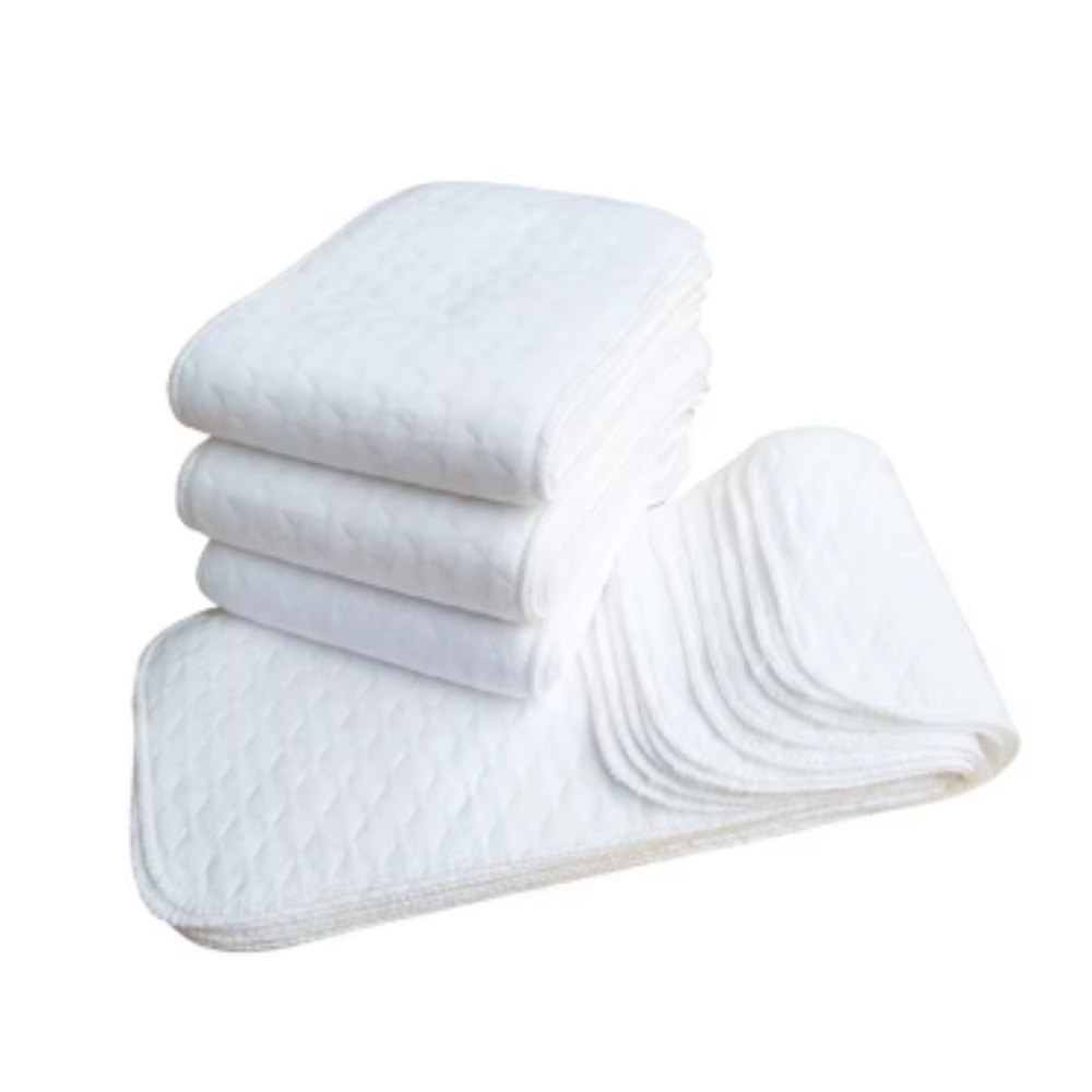 Absorvente de algodão laváveis e reutilizáveis para crianças, exelente ...