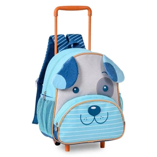 Mochila de Rodinhas Infantil Animais do jardim Linha Clio Pets Lançamento ENVIO IMEDIATO Clio Style