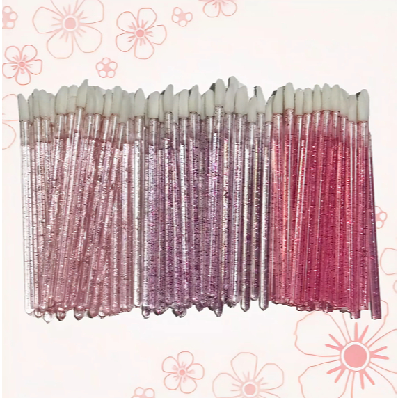 kit-200-aplicador-com-glitter-pincel-descart-vel-gloss-e-batom