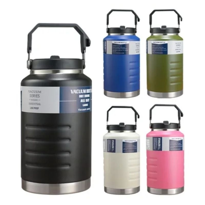 Garrafa térmica 2 Litro galão inox água acampamento pesca em Geral ...