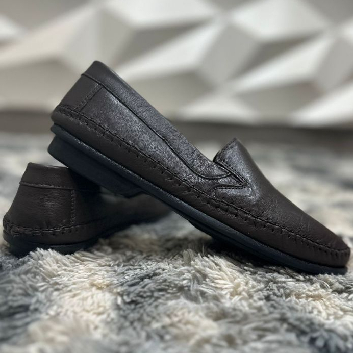 Sapato Masculino Mocassim Couro Legitimo Sapatilha Confortável