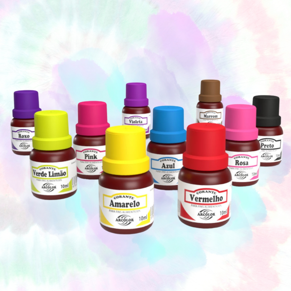 Corante Líquido (UNITÁRIO) 10ml Arcolor