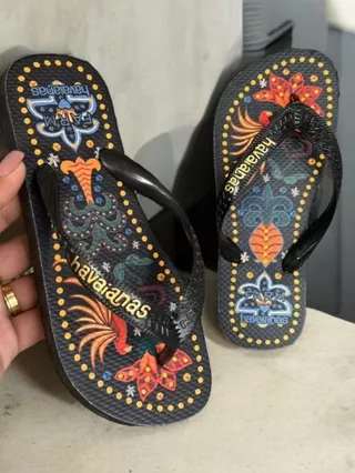Chinela de Dedo Estampado Chinelo Personalizado