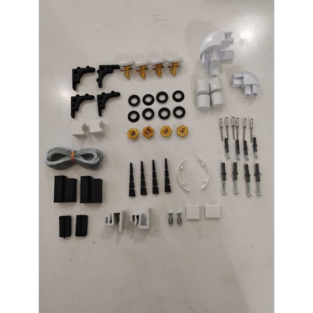 KIT INSTALAÇÃO BOX CT c/ Rold. Excêntrica Latão 3x4 (Batedor Parafuso ...
