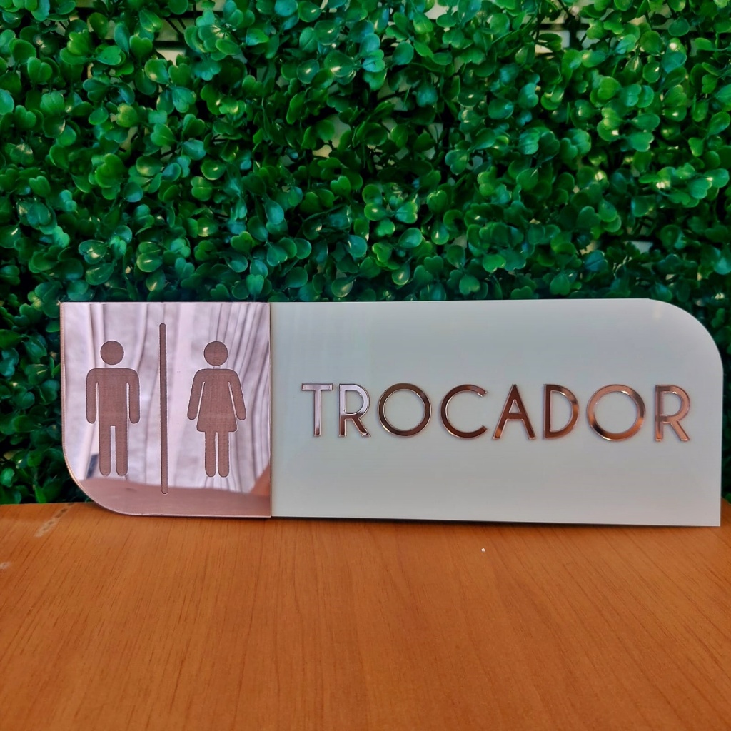 Placa de identificação de porta personalizada 30x10cm | Shopee Brasil