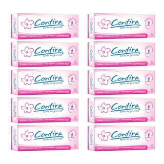 Kit c/10 Testes de Gravidez Confira Em Até 1 Minuto - Sanfarma