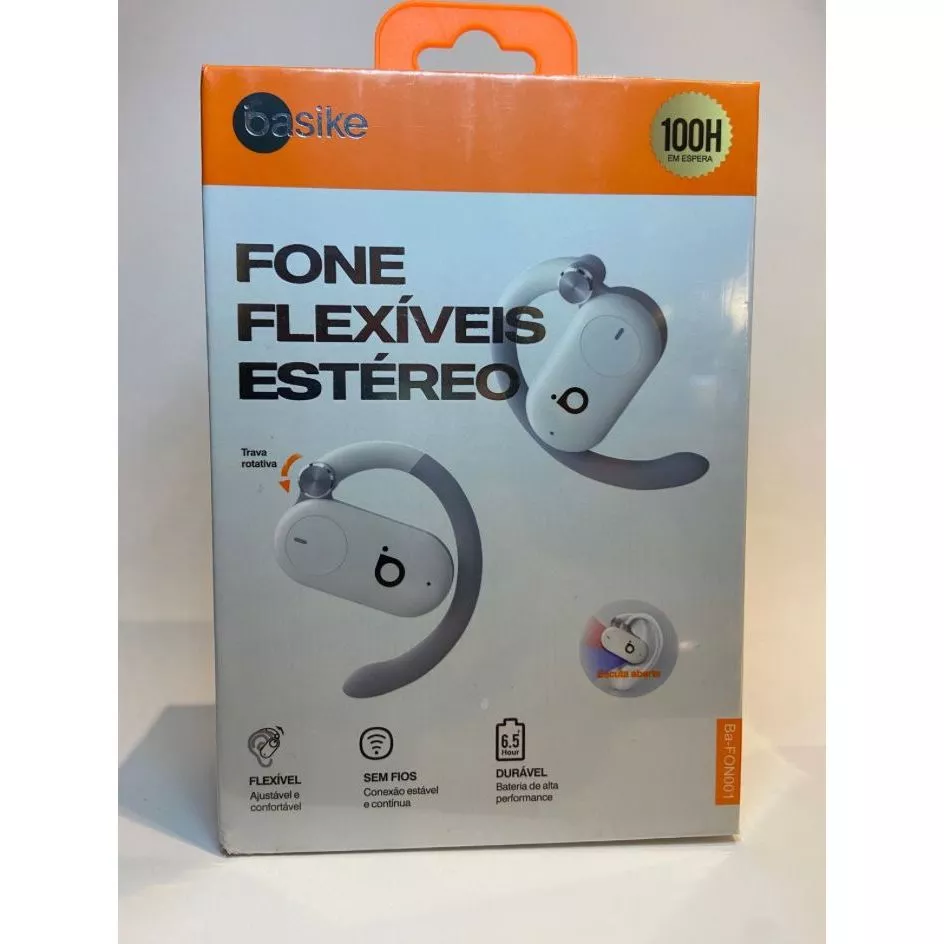 FONE FLEXIVEIS ESTEREO BASIKE BA-FON001