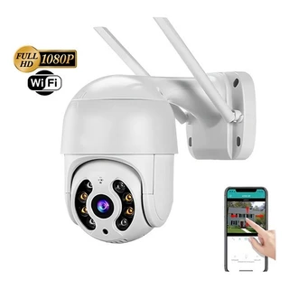 Câmera Externa Wifi Ip Prova D'água Infravermelho Hd Abq-a8 Branco