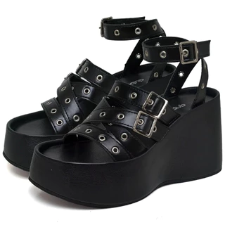 Sapato Feminino Dubuy Tamanco Tiras Preto Original Blair 2102DB