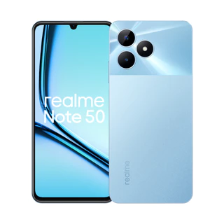 REALME NOTE 50 PRETO/AZUL 64GB, 128GB ou 256GB (COM CAPINHA E PELÍCULA DE CORTESIA)