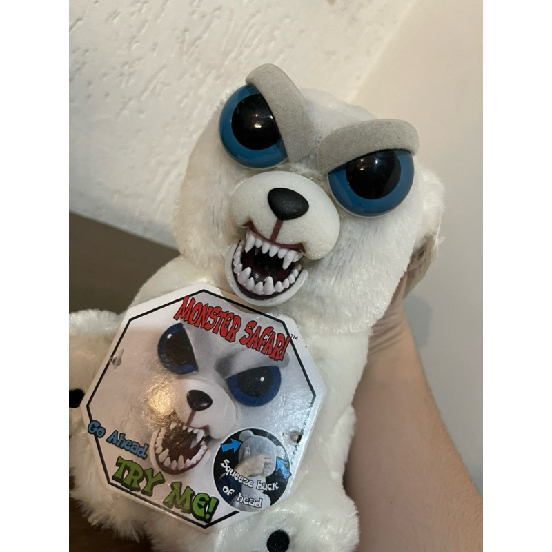 Pelúcia Feisty Urso Polar - Monster Safari Polar BR machine Pelúcia Feisty Urso Polar - Monster Safari Polar BR machine