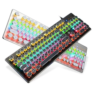 KIT Teclado 100% mecânico Punk Esports + mouse para jogos Um item obrigatório para os jogadores -V2