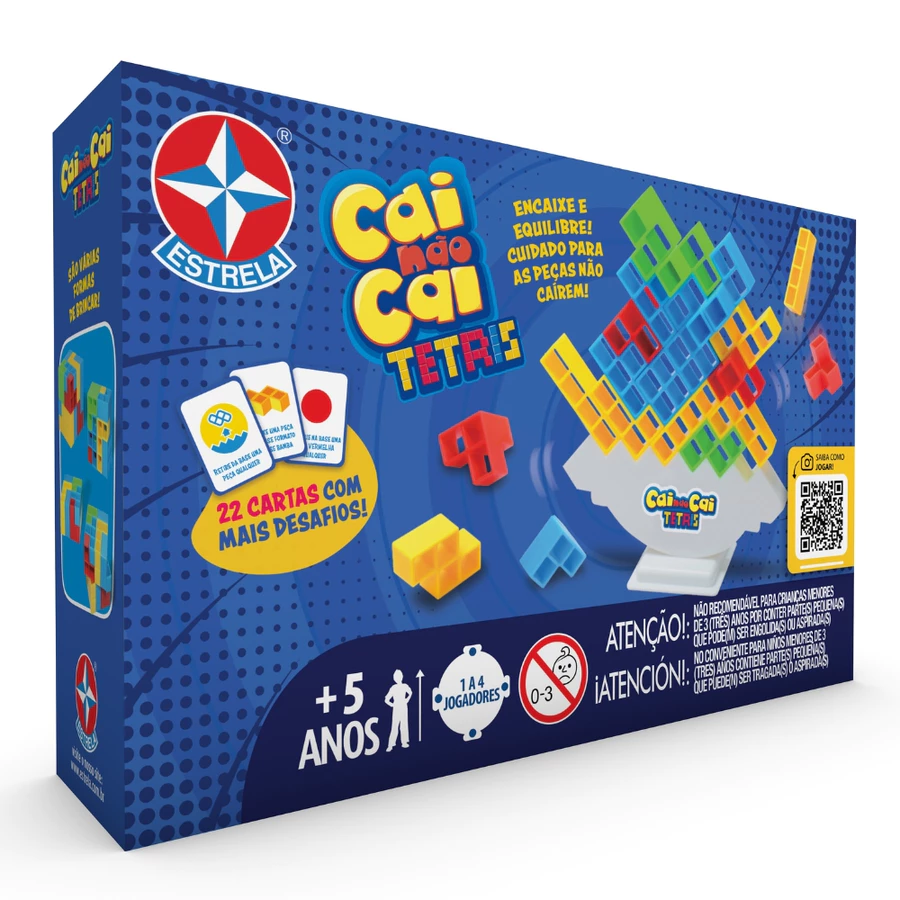 Jogo Cai Não Cai Tetris
