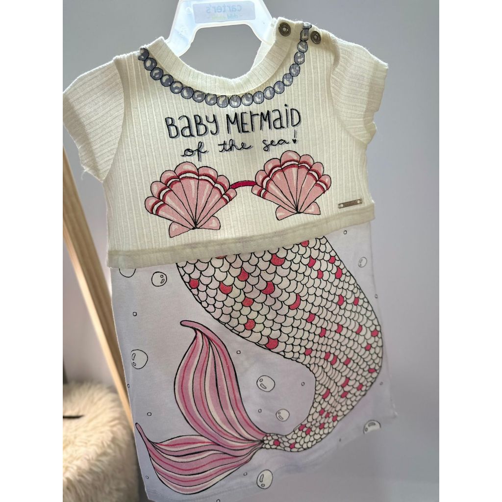 Vestido Infantil Bebê Animê com tapa fraldas