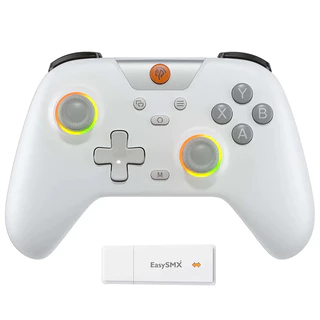 Controle Bluetooth Sem Fio Easysmx X05 Para Pc Android, Cor branco