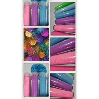 Trio de Brilho Artesanal Glitter Caseiro Cores Iluminadas Verão 2024/2025