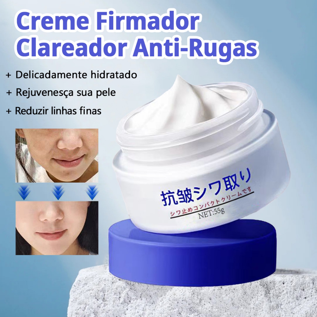 Creme Anti-Rugas Rejuvenescedor Removedor Cravos Peeling Facial ...