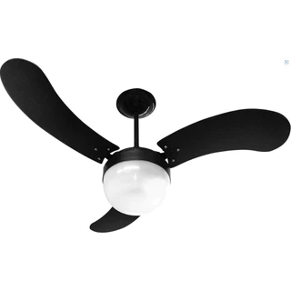 Ventilador De Teto New Montana 3 Pás 130W Venti-Delta Preto