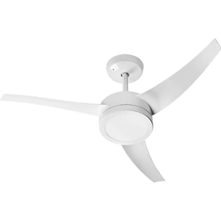 Ventilador De Teto Lunik Venti-Delta Luz LED 3 Pás 130W Branco
