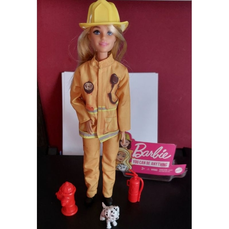 Barbie Profissões Bombeiro