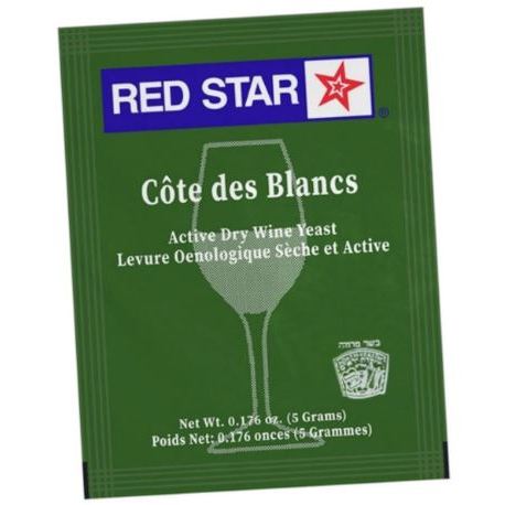 2 unids - Fermento Red Star Premier Cote Des Blanc (sachet 5g)