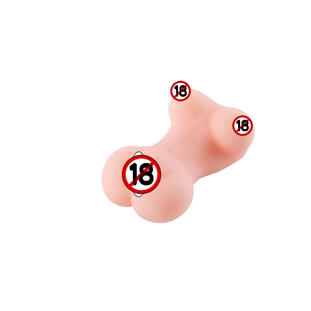 Masturbador masculino em formato de vagina com seios