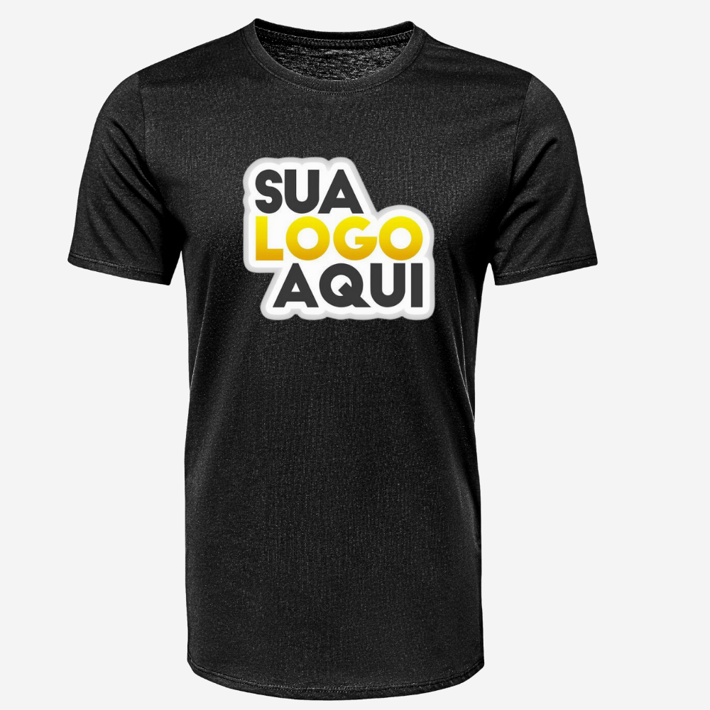 Camiseta Personalizada Com Sua Logo Ou Estampa Preferida 100% Algodão