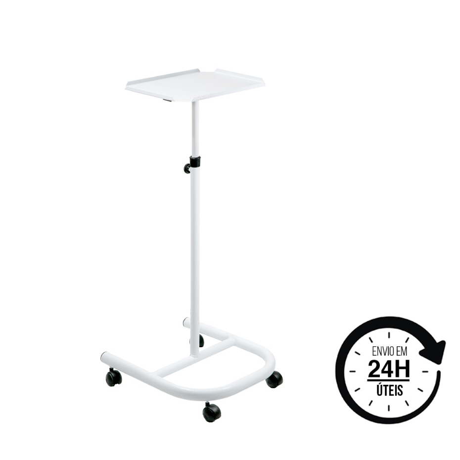 Suporte Carrinho Mesa Auxiliar para Aparelho Vapor de Ozônio estética clinica massagem facial peeling