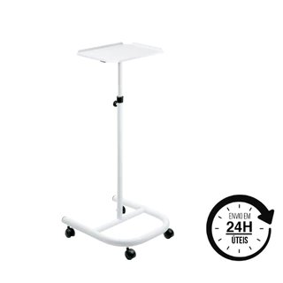 Suporte Carrinho Mesa Auxiliar para Aparelho Vapor de Ozônio estética clinica massagem facial peeling