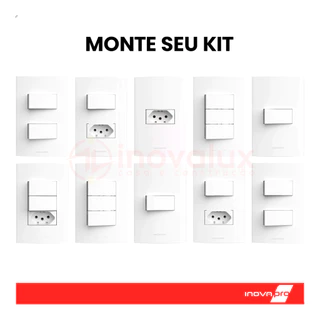 Conjunto interruptor e Tomada 10a/20a Alumbra Inovapro