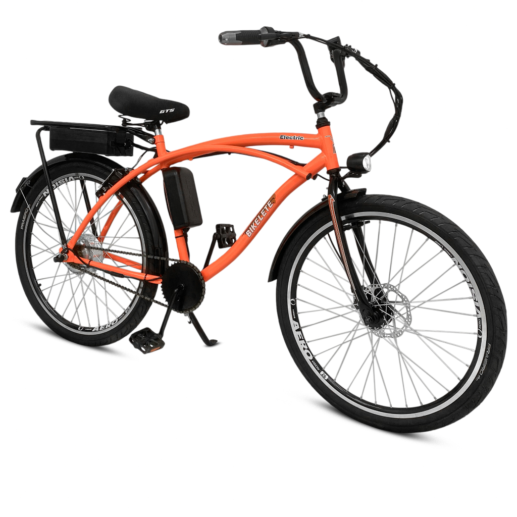 Bicicleta Elétrica Bikelete Motorizada 350w Potência Aro 26 Desmontada