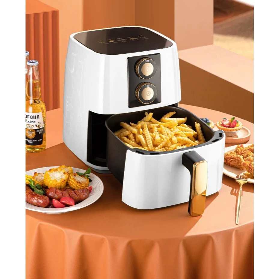 Fritadeira Elétrica Sem Óleo Air Fryer 5L Home Land