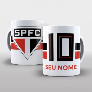 Caneca De Porcelana Personalizado Futebol São Paulo