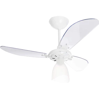 Ventilador De Teto New Cristal Light e Lustre 130W Venti-Delta