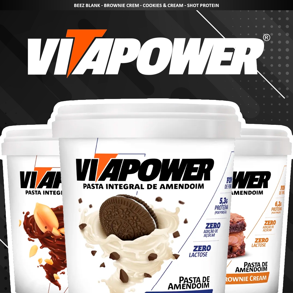 Pasta de Amendoim (Todos os Sabores) Vitapower