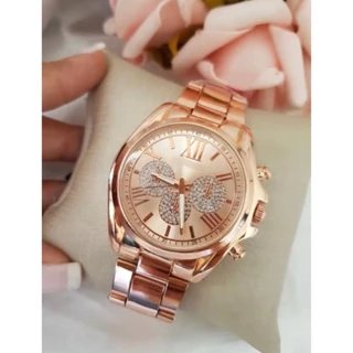 Relógio Feminino ROSE 100% a Prova d'agua Pallyjane Moda Mulher Elegante pra Presente