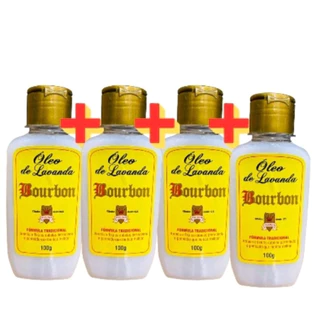 Combo 4 Óleos Lavanda Bourbon 400g Tradicional