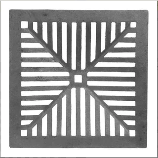 Ralo Ferro Fundido concavo Para grelha 10 X 10, 15 X 15 e 20 X 20