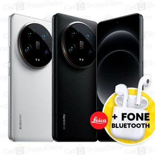 Celular Xiaomi 14 Ultra Camera Leica 5G NFC 6.73" AMOLED 240Hz 16GB + 512GB Carregador Turbo com NF