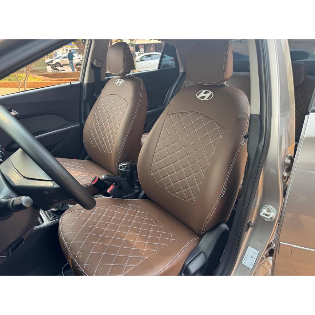 Capa Banco de Couro Hyundai Hb20 2013 a 2019 + brinde
