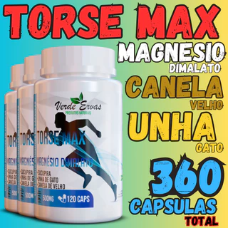 Suplemento Alimentar TORSE MAX - 120 cápsulas de 500mg