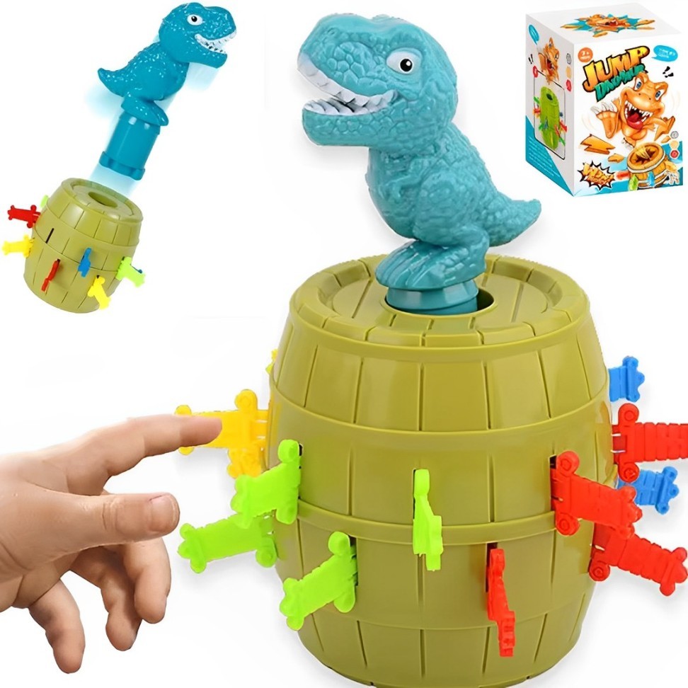 Dinossauro Brinquedo Infantil Dino Pula Pula Divertido Interativo ...