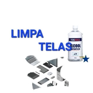 Limpa Telas e Eletronicos profissional 99,80% AL ISO C3H8O 1 Litro