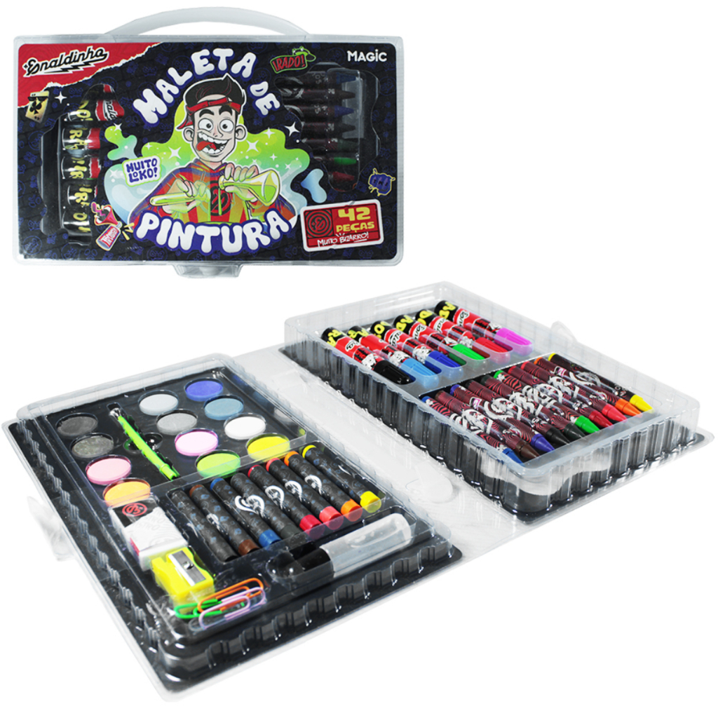 ACEes グッズセット Estojo Maleta De Pintura Infantil Kit Color 42 Peças Enaldinho