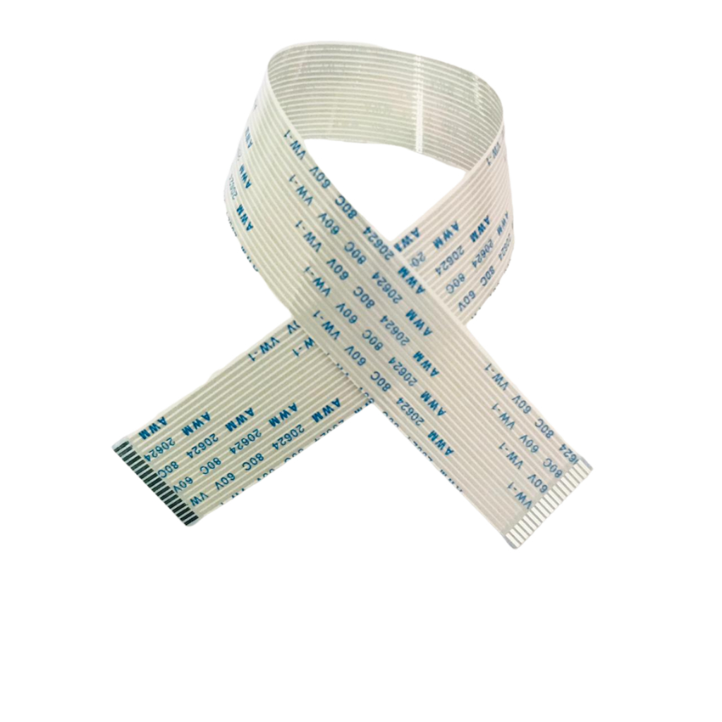 Cabo Flat 18 Vias Normal 1,9cm X 30cm AWM - Passo 1mm | Shopee Brasil
