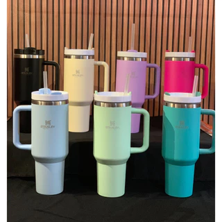 Copo Caneca Térmico Inox 1,2L - Copo Térmico Com canudo 1200ml - Copo Emborrachado
