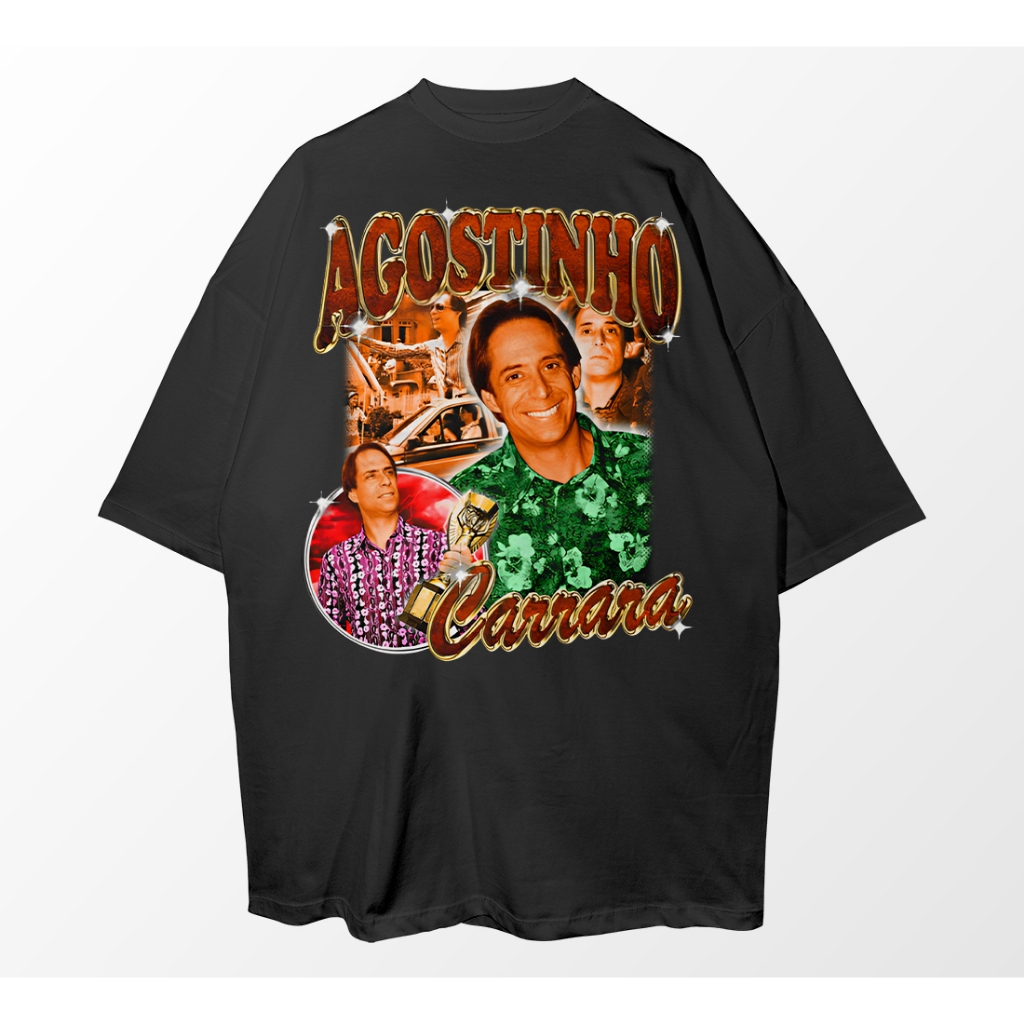 Camiseta Oversized Agostinho Carrara Vintage Streetwear Camisa