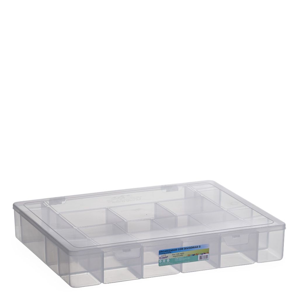 Caixa Organizadora 35x29x6cm Com 20 Divisórias - Grande