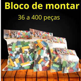 Blocos de Montar Brinquedos Educativos Didatico Infantil Lego De Encaixar